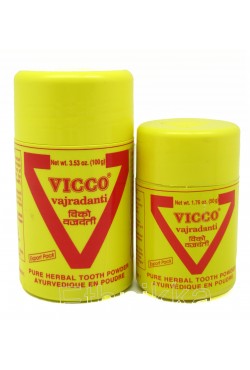 Dentifrice Vicco ayurvédique en poudre