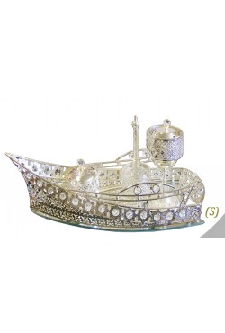 Kit M'rach Barque Encensoir argenté ou doré Kit M'rach Barque Encensoir argenté ou doré