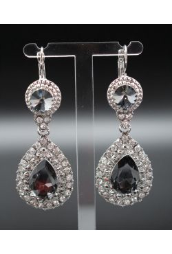 Boucles d'oreilles bijoux orientaux en plaqué argent Boucles d'oreilles bijoux orientaux en plaqué argent
