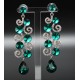 Boucles d'oreilles bijou oriental en plaqué or