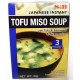 Soupe japonaise au tofu, algue, oignons verts