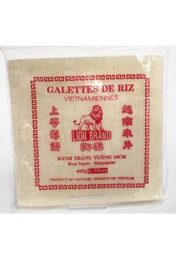 Galettes de riz rondes Bánh tráng 22cm - Lion Brand