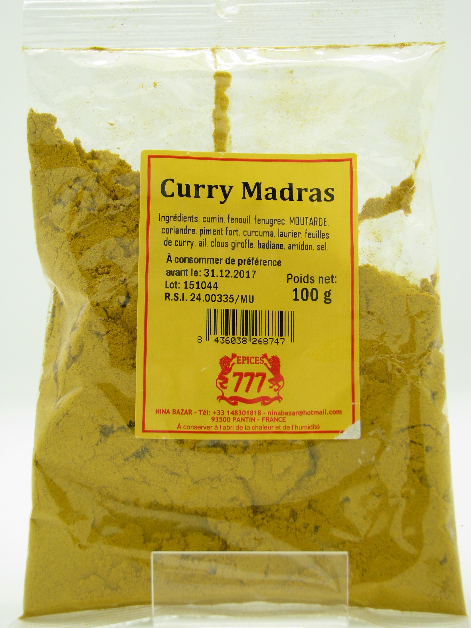 Curry de Madras - Achat, utilisation et recettes - L'ile aux épices
